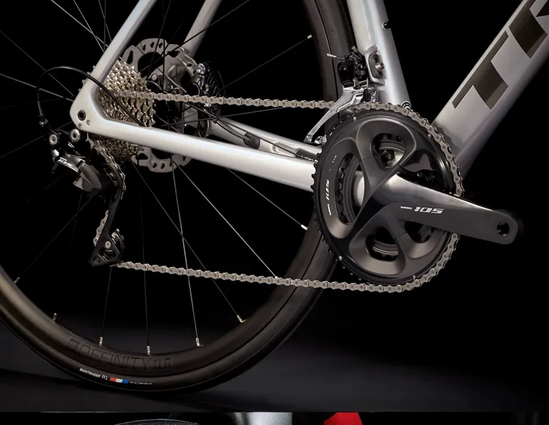 Trek Emonda SL 5 Disc Road Bike in Silver-2